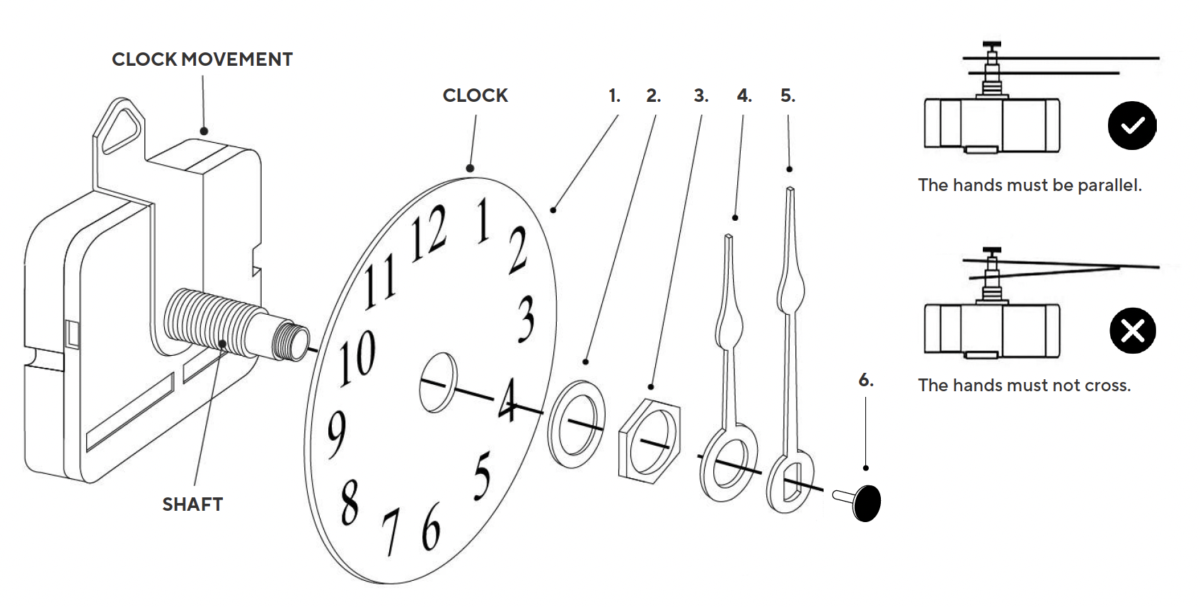 Clock assembly manual_odlito
